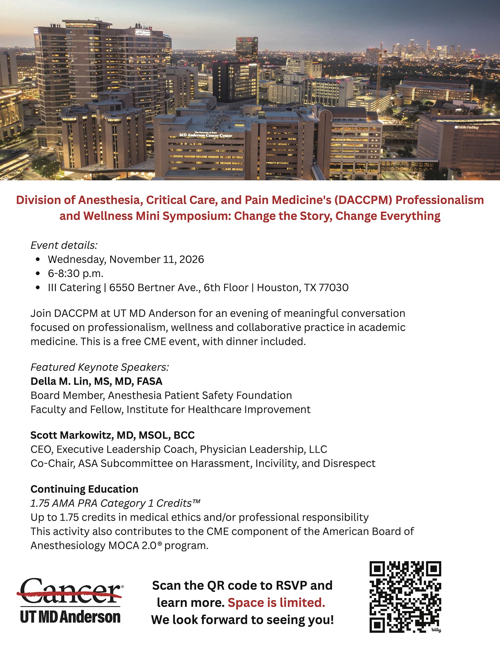 Professionalism and Wellness Mini Symposium